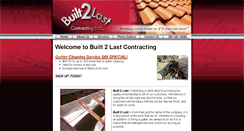 Desktop Screenshot of built2lastcontracting.com