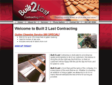 Tablet Screenshot of built2lastcontracting.com